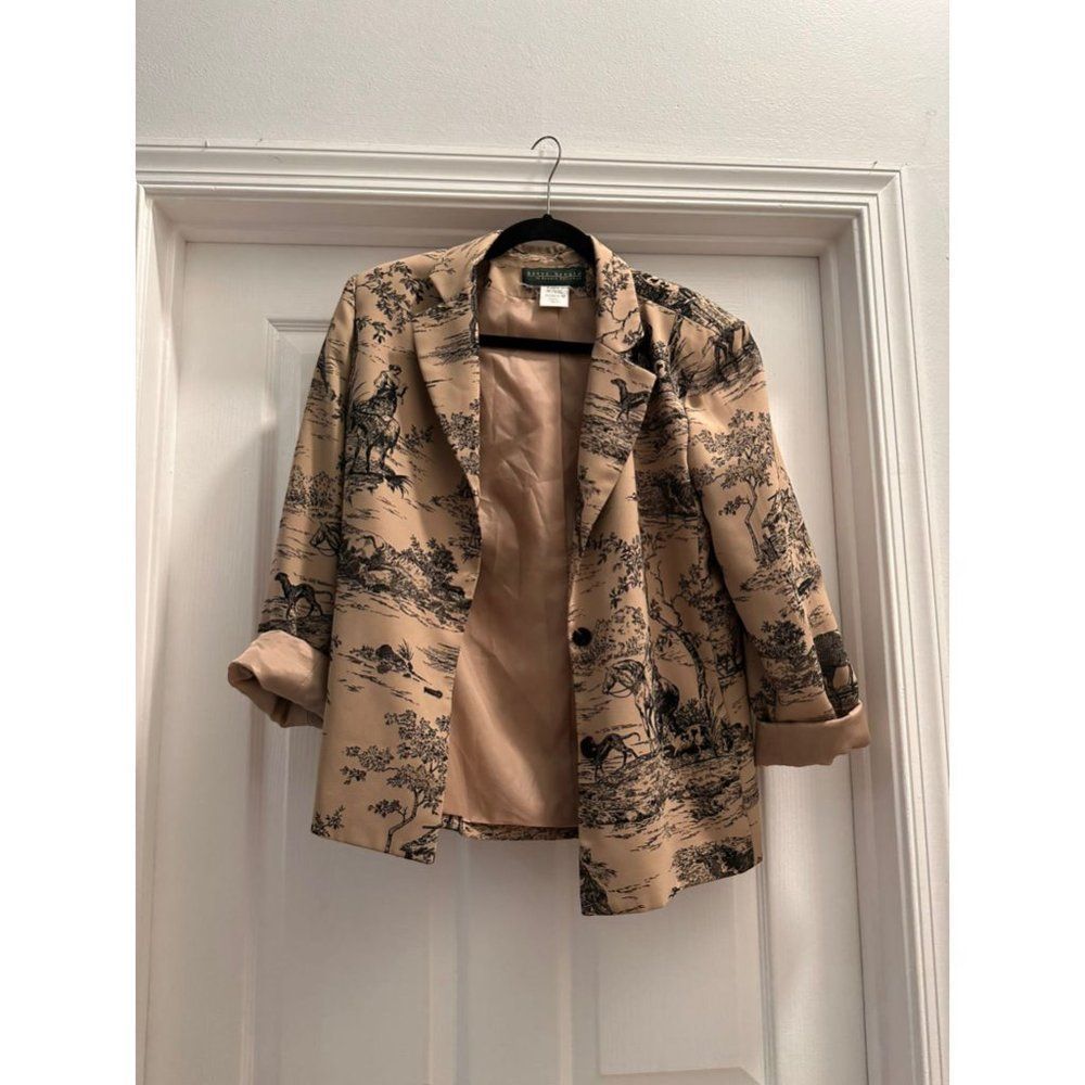 Harve Benard  Coat & Blazer Brown Black Size 12 @@@